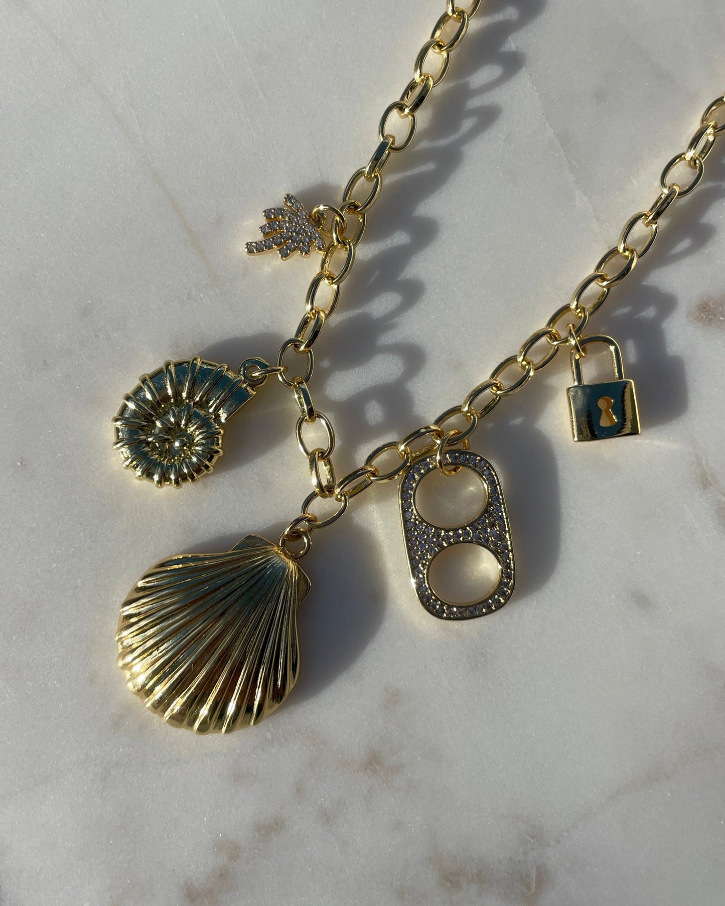 Studio Valli - Custom Charm Bracelets & Necklaces - build your own custom charm necklace - choose your charms - bows, animals, shells, lucky, smiley face, star & moon - New Zealand & Australia