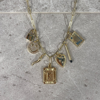 Studio Valli - Custom Charm Bracelets & Necklaces - build your own custom charm necklace - alphabet letter charms - New Zealand & Australia