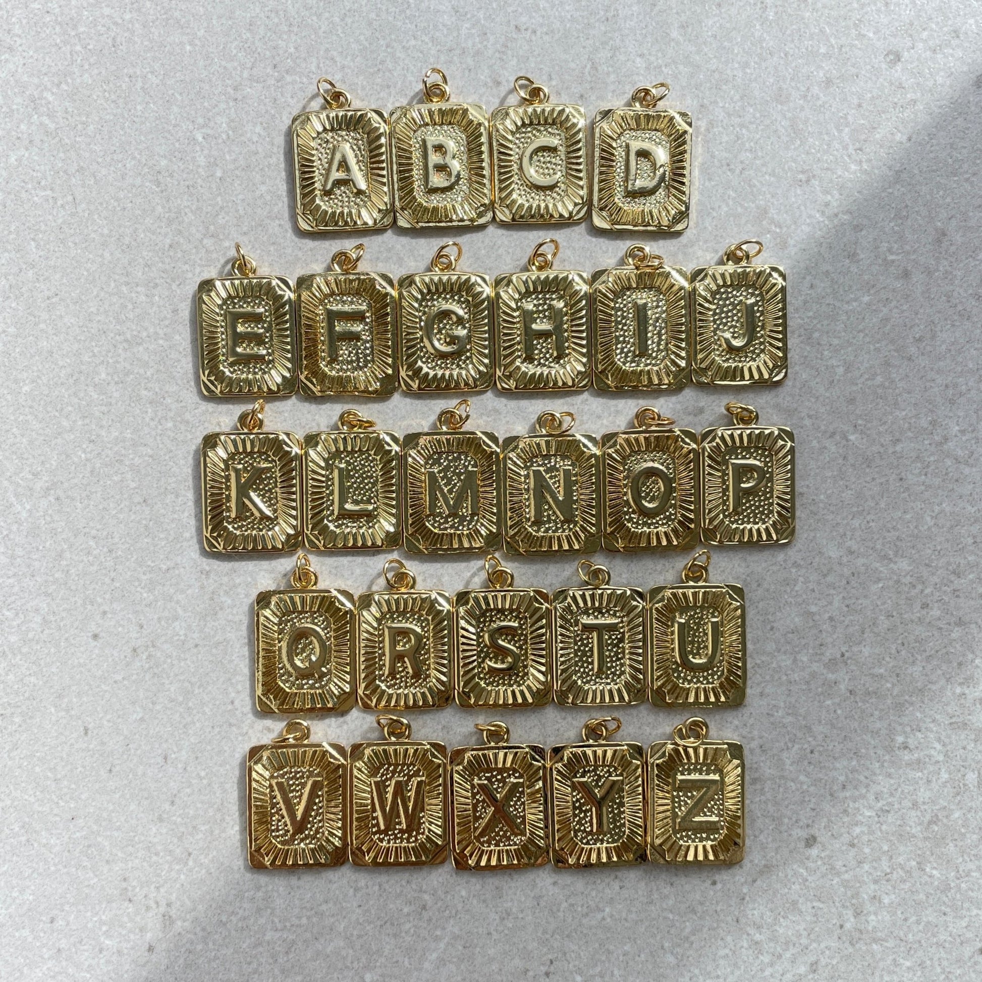 Studio Valli - Custom Charm Bracelets & Necklaces - build your own custom charm necklace - alphabet letter charms - New Zealand & Australia