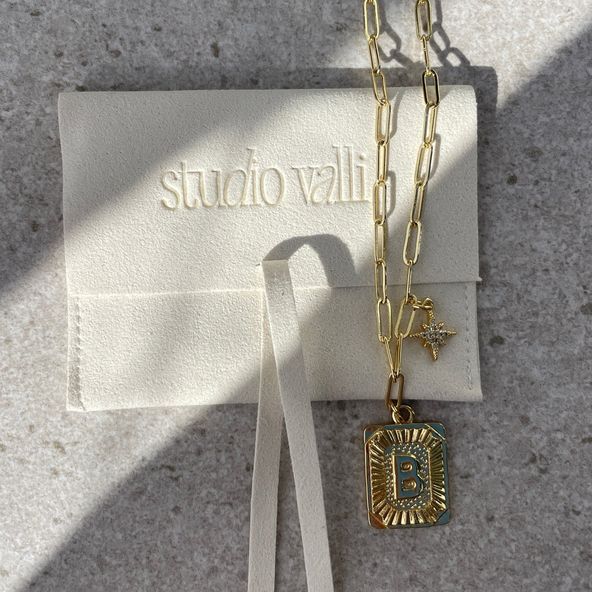 Studio Valli - Custom Charm Bracelets & Necklaces - build your own custom charm necklace - alphabet letter charms - New Zealand & Australia